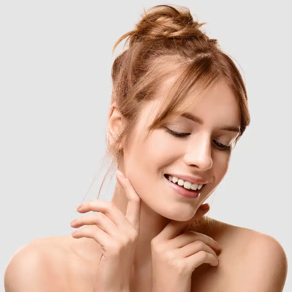 beautiful happy young woman